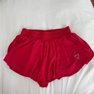 Amazon Red Athletic Shorts